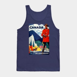 Vintage Travel Poster - Canada Tank Top